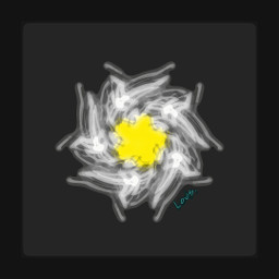 star abstractart yellow freetoedit