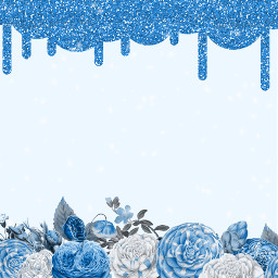 freetoedit background wallpaper mockup sample text drippingglitter flowers floral glitter invitation document digitalpaper planner blue lightblue azureblue