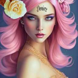 denis12 pinkwoman freetoedit ircflowerinhand flowerinhand