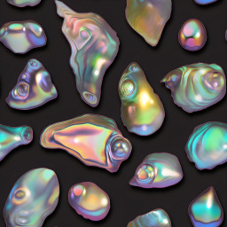 freetoedit aigenerated weird holographic iridescent