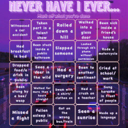 freetoedit remixit new game blossomgames template gettoknowme bored blossom aboutme quiz bingo wouldyourather newgame meetme neverhaveiever purple haveyouever imback