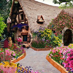 cottage floral exotic home redone sanctuary garden outdoor daylight nature afternoonvibes freetoedit