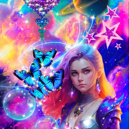 freetoedit glitter sparkles galaxy sky planets moon hearts love butterflies beautiful art inspirational bling shimmer inspiration fantasyworld overlay replay