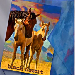 blackdesert wildhorses ircdesignthecard designthecard freetoedit