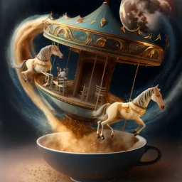 space surreal coffeecup freetoedit merrygoround moon surrealism masterstoryteller parietalimagination ecsolarsystemplanets solarsystemplanets