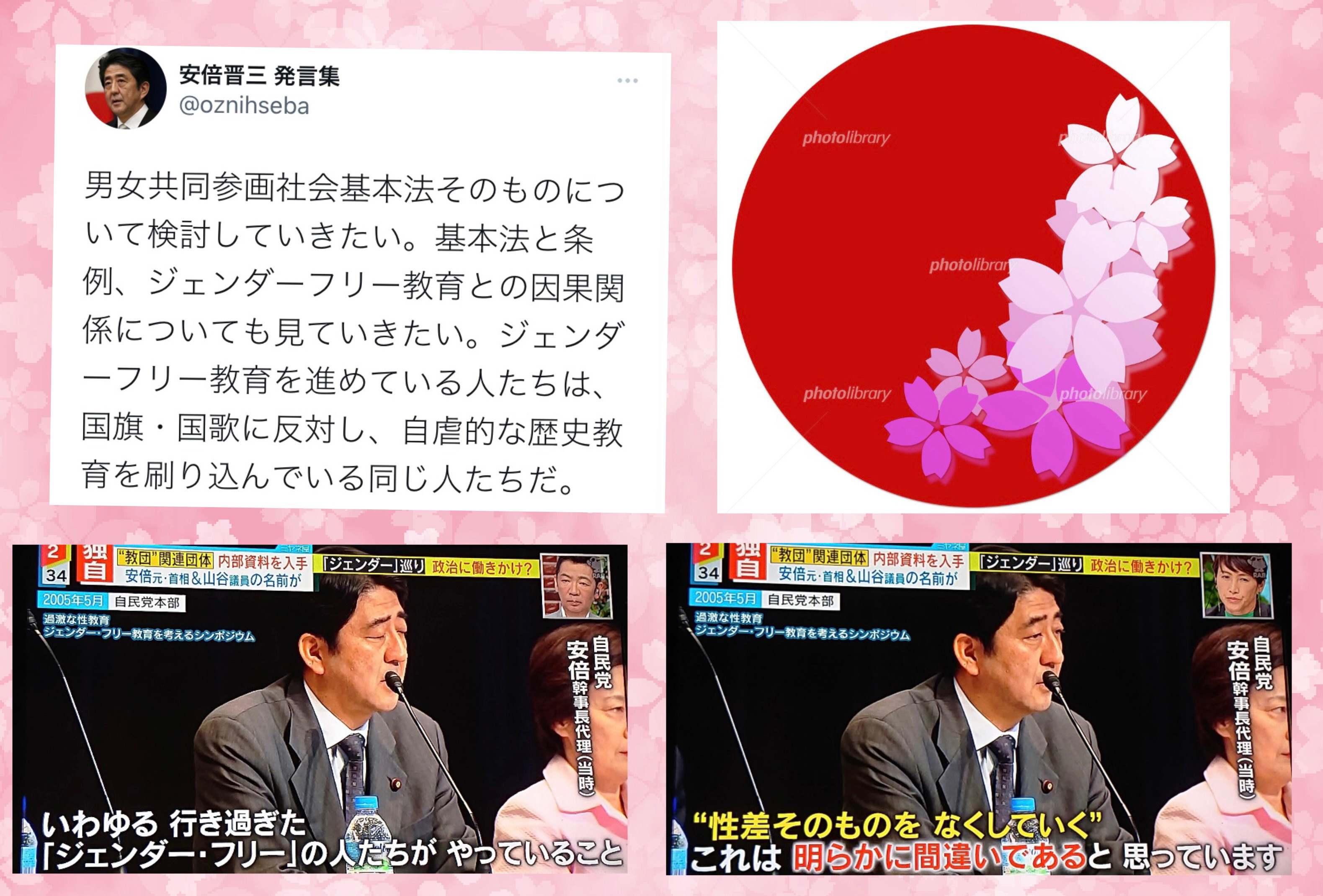 #安倍晋三 #自虐的 #ジェンダーフリー vs #男女共同参画社会 by #yusukekusuyama1975