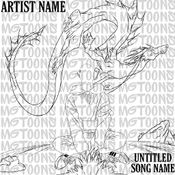 freetoedit 002 musiccover mgtoonsartist mgtoons mgtoon outline mask dragon