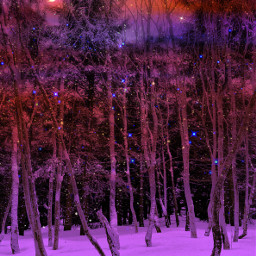 violet colorful background wallpaper simple simplestyle landscape winter snow nature replay picsarteffects freetoedit