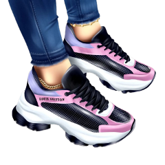 shoes tennis louisvuitton pink girl freetoedit