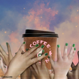 picsartchallenge myart coffee cup imagination visualart freetoedit irccoffeetogo coffeetogo