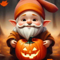 fantasy imagination visualart picsartai picsartchallenge pumpkin gnomo gnomes elf fairylights outside cute fantsyart fantstic srchelloseptember helloseptember freetoedit