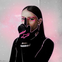 aesthetic girl glitter glow flow colors pink rosa linea line replay paper papel background phone storm rayo doubleexposure glitch youngmiko freetoedit