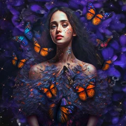 girl butterfly butterflyeffect beautiful freetoedit ircpurple purple