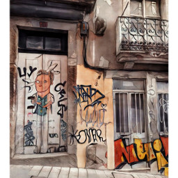 grafitti oporto portugal street magiceffect myphoto myedit freetoedit