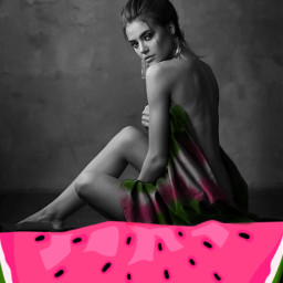 freetoedit model stickerchallange watermelon summerparks srcwatermelonsugar watermelonsugar