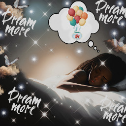freetoedit happy ballons goodfish dreambig imagination picsarteffects kids sweetdreams dreams cute adorable naturalhair braids twistnstyle funedit rcdreamyclouds dreamyclouds