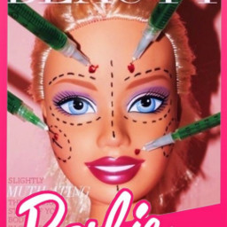 barbie botox magazine beauty freetoedit barbiebooth