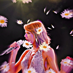 freetoedit taylorswift daisy flowers moon replay glitter sparkles aesthetic rcchamomilesplash chamomilesplash