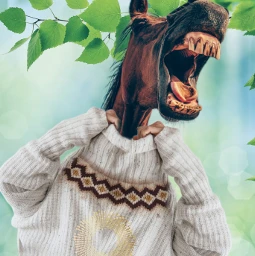 freetoedit horse whitesweater challenge ircwhitesweater