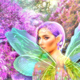 fairytale fantasy fairyland elf fairywings fairy garden colorinme freetoedit srcglitterrainbowgrime glitterrainbowgrime