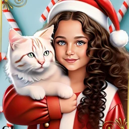 girl cat christmas holidaydesserts challenge freetoedit echolidaydesserts