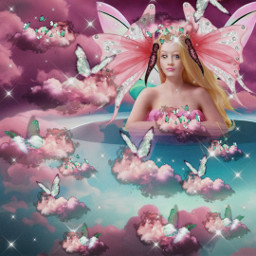 pinkclouds fairy freetoedit rcdreamyclouds dreamyclouds