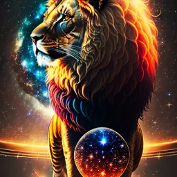 lion leo leozodiac animal galaxy space universe magical cosmos stardust fantasy surreal surrealism surrealart surrealistic surrealisticworld pucsarteffects freetoedit srcconstellationleo constellationleo