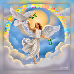 freetoedit angels peace heavens srcpeace