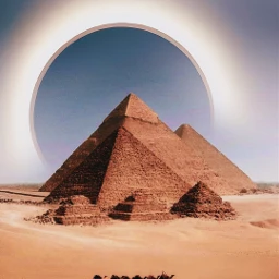 piramides desert camels freetoedit egiptian picsartedit picsarteffects picsartchallenge ircfulleclipse fulleclipse