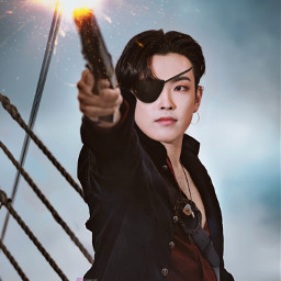 freetoedit ateez hongjoong pirate kpop edit