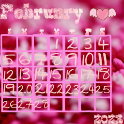 freetoedit valentines february calendar babybunnylifecalendars