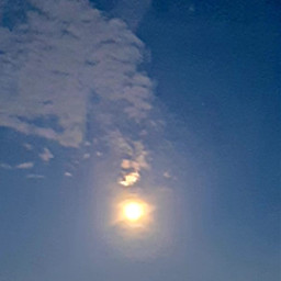 myphoto luna nuvole riflessi