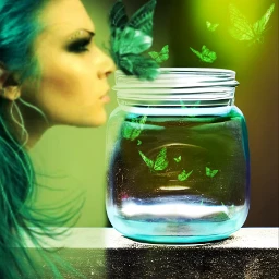 glass fairy butterflies freetoedit ircmysteriousjar mysteriousjar
