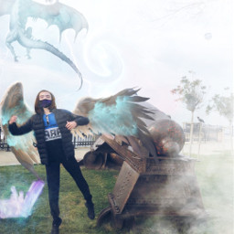 outside dragon monster monsters epic dragons wing angelwings wings fairywings smoke smokebackground specialeffects contourseffect flames effects filters realistic real lightning lightningstrike lightningbolt thunder electric tail freetoedit