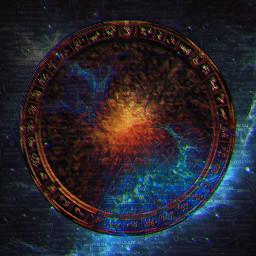 freetoedit replayed portal stargate space universe surreal fantasy glitch aesthetic picsart