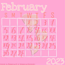 freetoedit february february2023 februarycalendar februarycalendar2023 2023 calendar babybunnylifecalendars