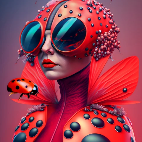 #ladybug,#dots,#spots,#freetoedit,#fashion,#avant-garde,#aienhanced,#masterstoryteller,#parietalimagination,#avant,#ecdotsdotsdots,#dotsdotsdots