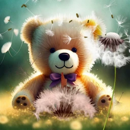 freetoedit teddybear ircdandelion dandelion
