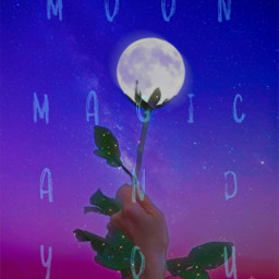moonmagic mask weirdmask moon hand flower moonflower aesthetic night magical freetoedit