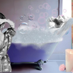bathtub bubblebath freetoedit ircpinkbathtub pinkbathtub