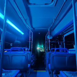 busride night bluelighting aisle outandabout freetoedit