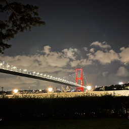 freetoedit köprü istanbul mycity city turkey landscape night red sky followme