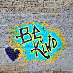bekind graffiti brickwall outforawalk quotesandsayings freetoedit