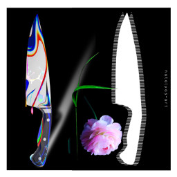 freetoedit knife holographic