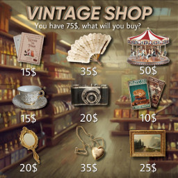 freetoedit remixit new game blossomgames template gettoknowme bored blossom aboutme quiz bingo wouldyourather thisorthat choose cozy newgame imback vintage shop vintageshop money buy old oldschool