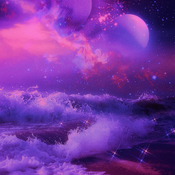 replay remixit pink violet planet sky sea freetoedit picsarteffects inspiration beauty