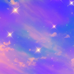 freetoedit glitter sparkles galaxy sky stars clouds pastel purple pink blue colorful neon shimmer holographic landscape overlay background